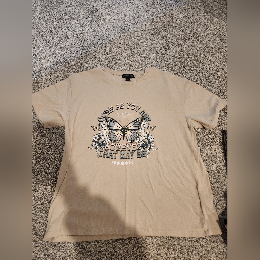 Tan Graphic T-Shirt